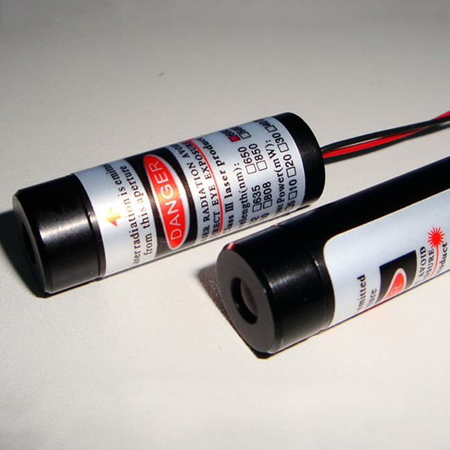 650nm 5mW Red Laser Module Dot Industrial orientation lights Focus adjustable